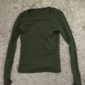 Green Brandy Melville long sleeve